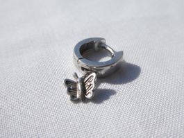Kleiner Ohrstecker Silber 925, Klappverschluss