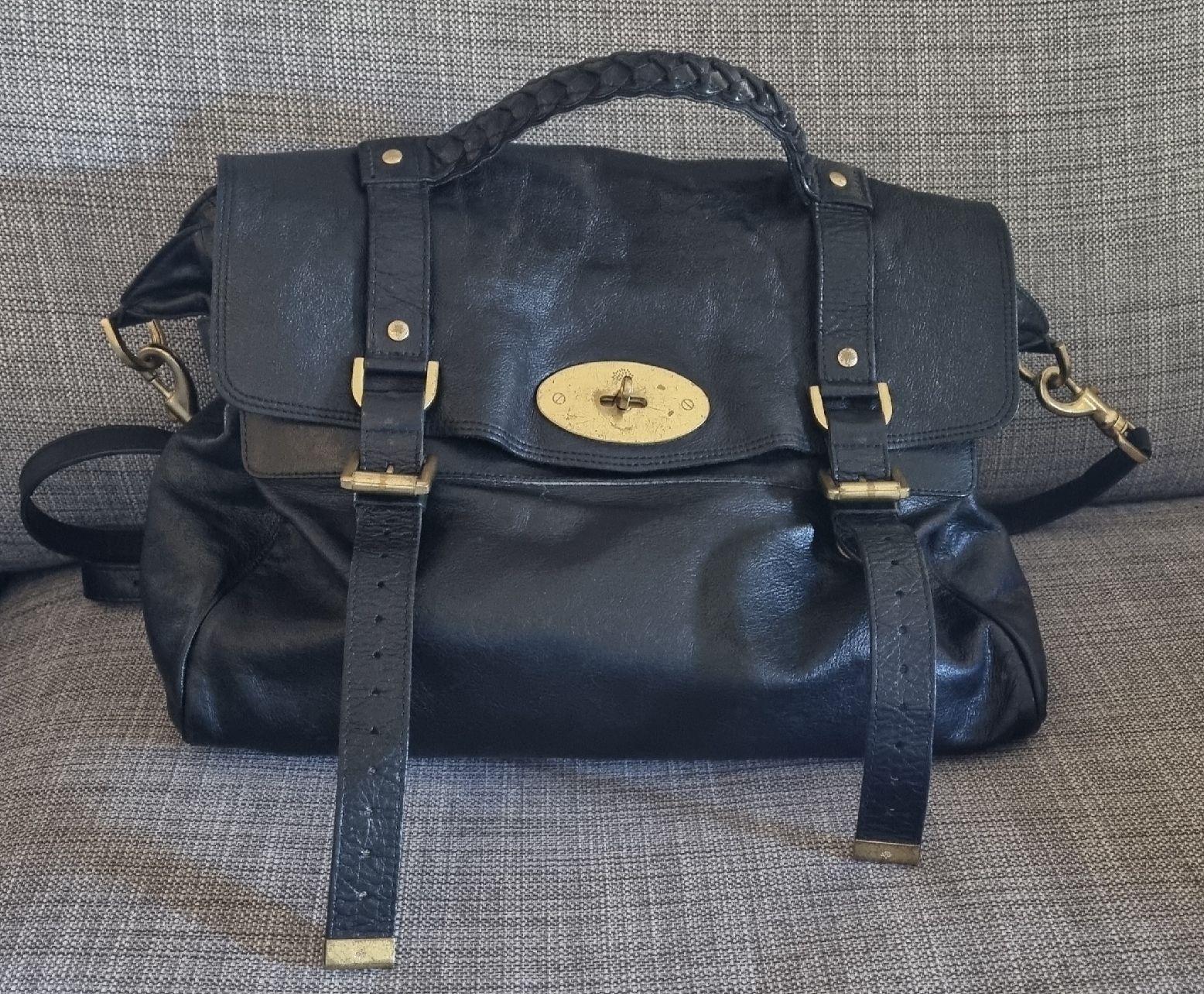 Mulberry Taschen für Damen: Original Mulberry Alexa Medium Tasche in schwarz – Gebraucht aus Oftringen von MalousAllerlei