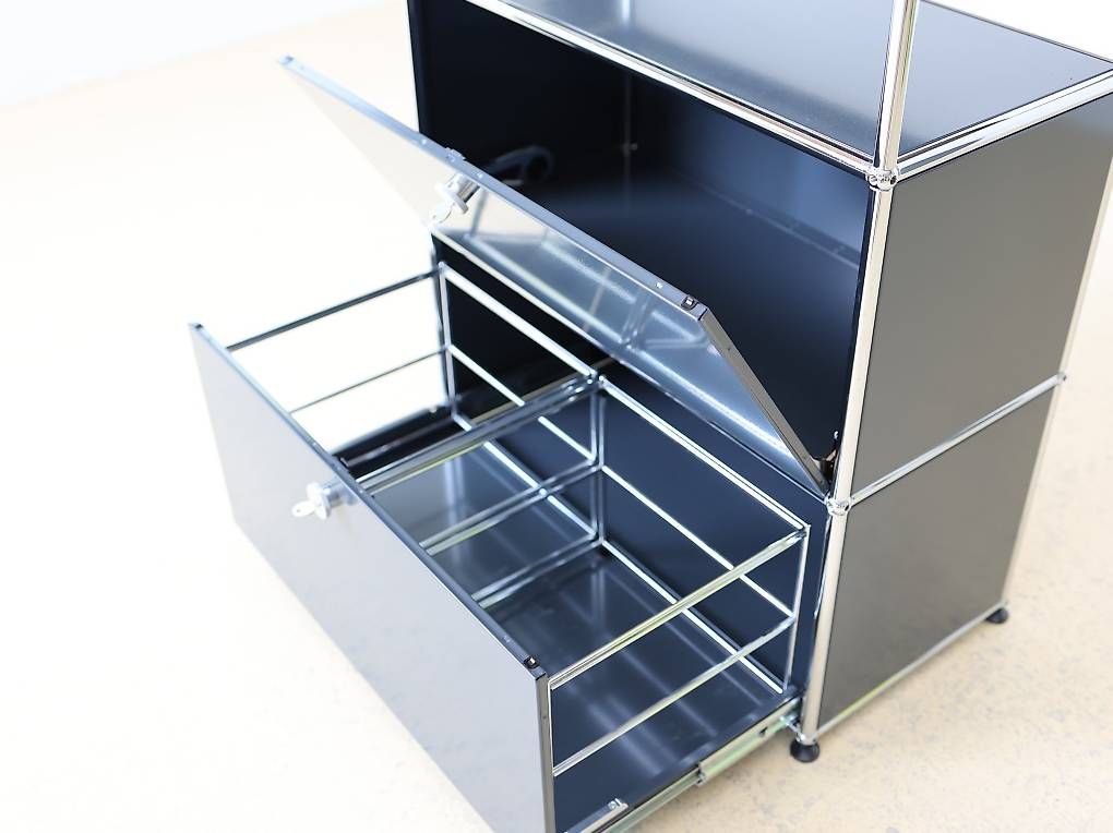 USM Cassettiere: USM Haller Sideboard | Anthrazitgrau 1x3 | Neuwertig – Usato da Meinisberg venduto da atelier_TILIJA 4