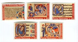 Briefmarken "Jahr des Buches". Vatikan.
