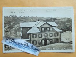1944 Gasthaus Wildspitz mit Panorama.