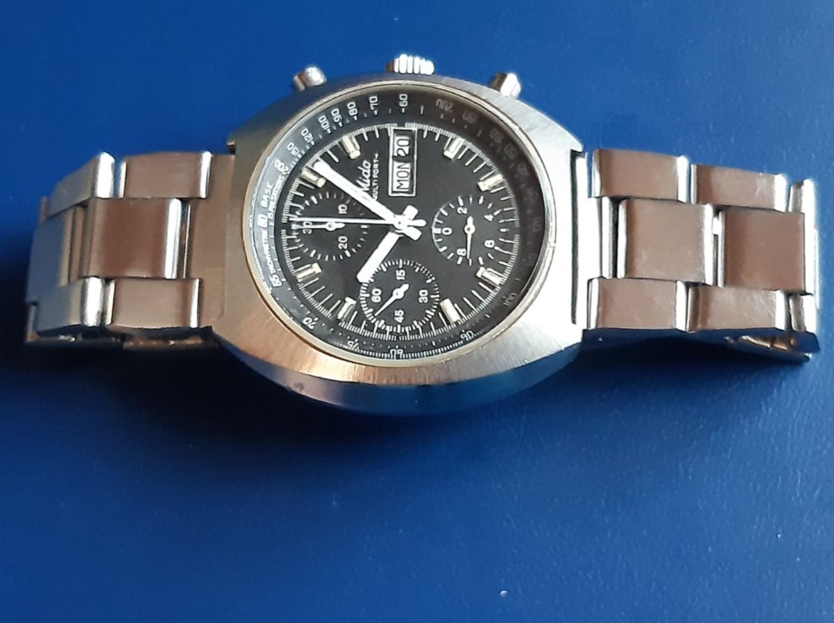 Mido Orologi: Mido Multifort Automatic Day Date Chronograph - Vintage – Usato da unterlunkhofen venduto da pharao-oo7 8