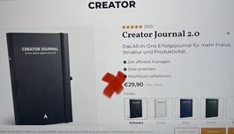 Creator Journal - Kreiere deine eigene Zukunft ! NEU !!!