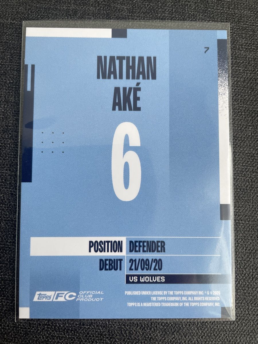 Topps Carte collezionabili: Topps Nathan Ake Manchester City – Nuovo (secondo la descrizione) da Burgdorf venduto da Sports_Cards_3400 1
