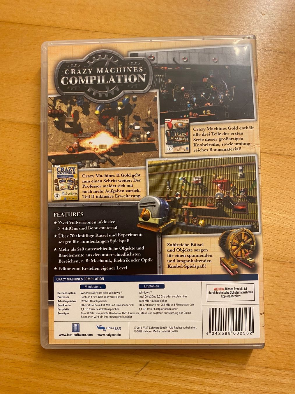 Spiele: Crazy Machines Compilation (PC) – Neu (gemäss Beschreibung) aus Erlenbach ZH von bob_n5hk 1