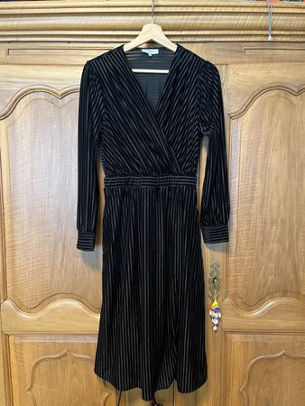 Suncoo Kleid Gr. S schwarz Samt
