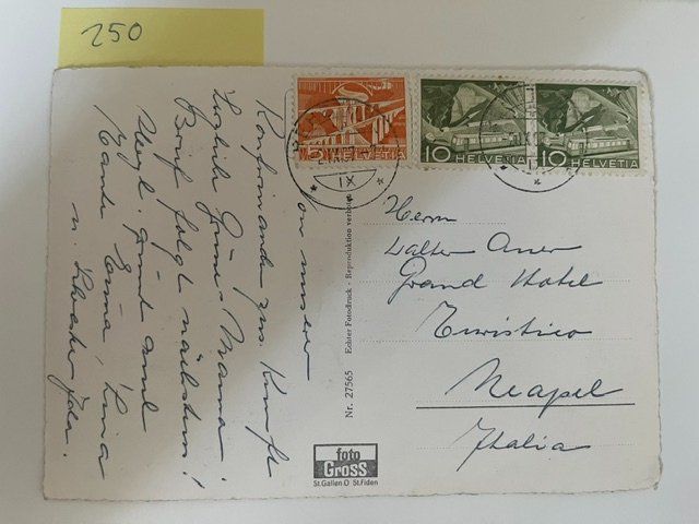 Ansichtskarten: Ansichtskarte Blick vom GUPF ob Rehetobel Bodensee, alt – Gebraucht aus Niederwil AG von dahu75 1