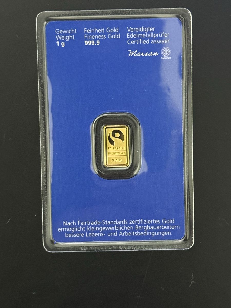 Metalli preziosi: Goldbarren 1g Kantonal Bank – Nuovo e nell'imballaggio originale da Untersiggenthal venduto da byiggy 1