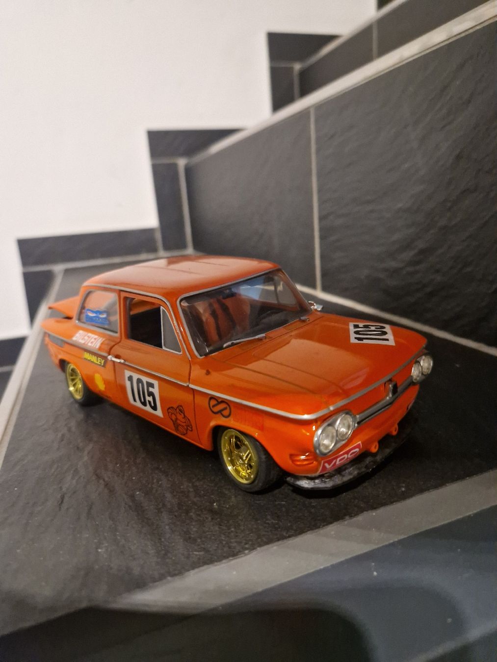 NSU Modellini d'auto: Modellauto NSU TT orange Rennversion Grösse ca 20 cm – Usato da Mörigen venduto da Clio111 1