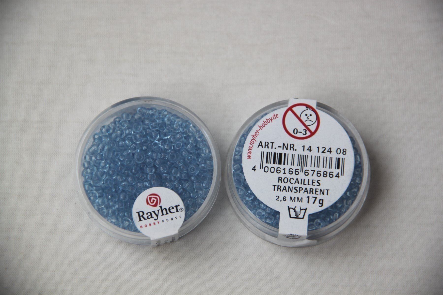 Perles (synthétiques): Rocailles, Perlen (blau) – Neuf avec emballage d'origine à Walterswil SO par Jerry_maus