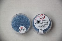 Rocailles, Perlen (blau)
