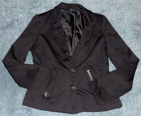 Elegante Damen Jacke, schwarz, Grösse L