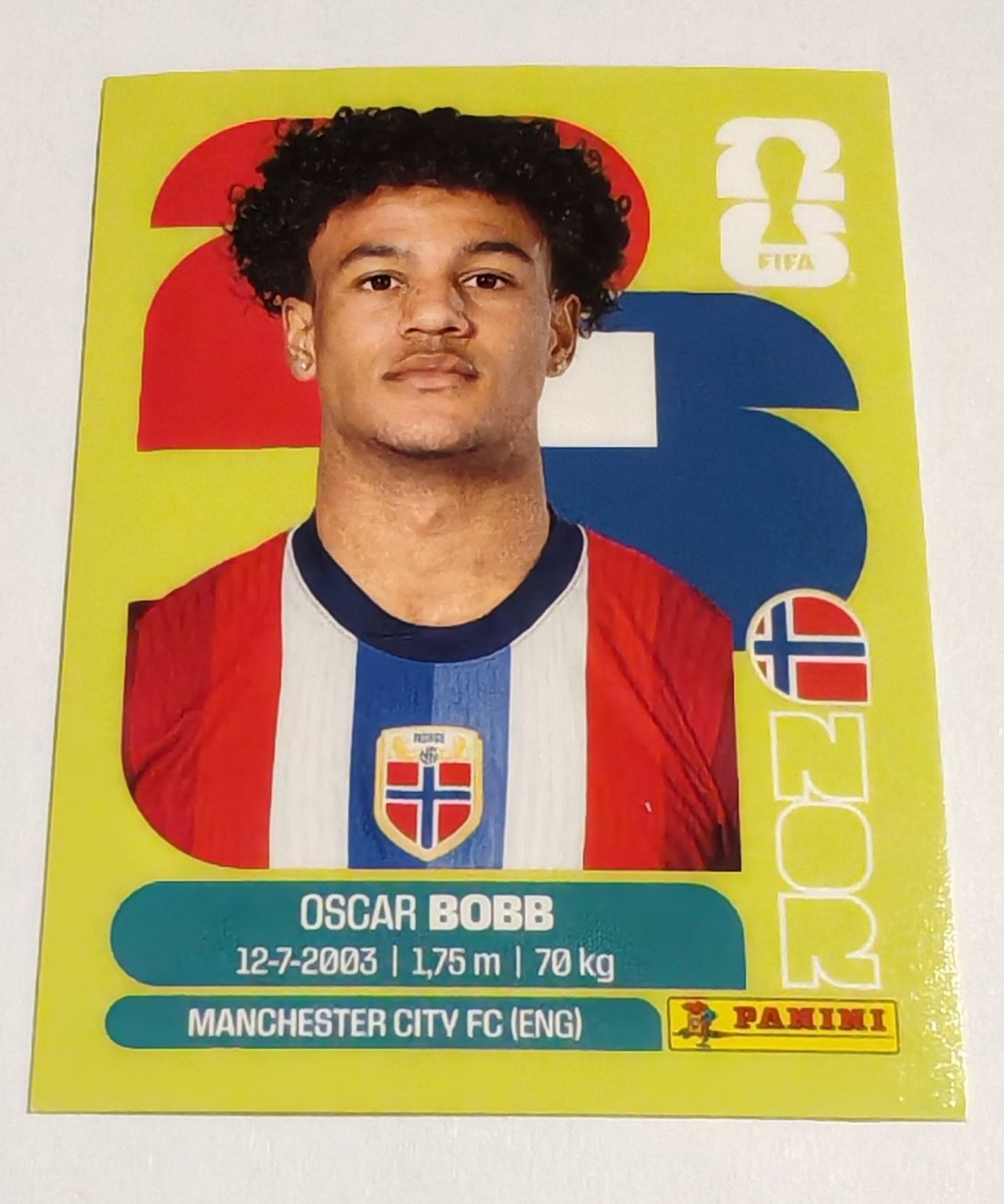 Panini Cartes à collectionner: Oscar Bobb - NOR 20 – Neuf (Voir description) à Rietheim par Squaley