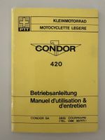 Original Condor 420 Betriebsanleitung DE/FR