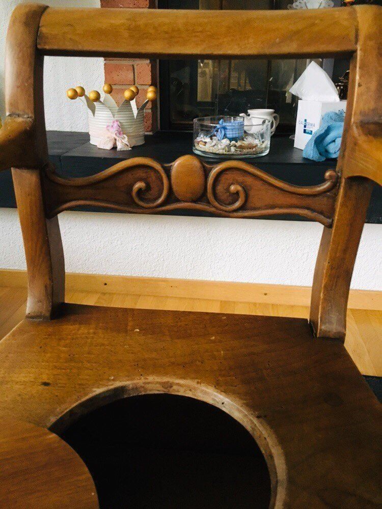 Sedie: Biedermeier Kinderstuhl Klostuhl antik Möbel Biedermeier – Usato da Frauenfeld venduto da Babytimmy 3