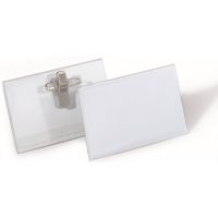 Durable Namensschilder mit Kombiklemme