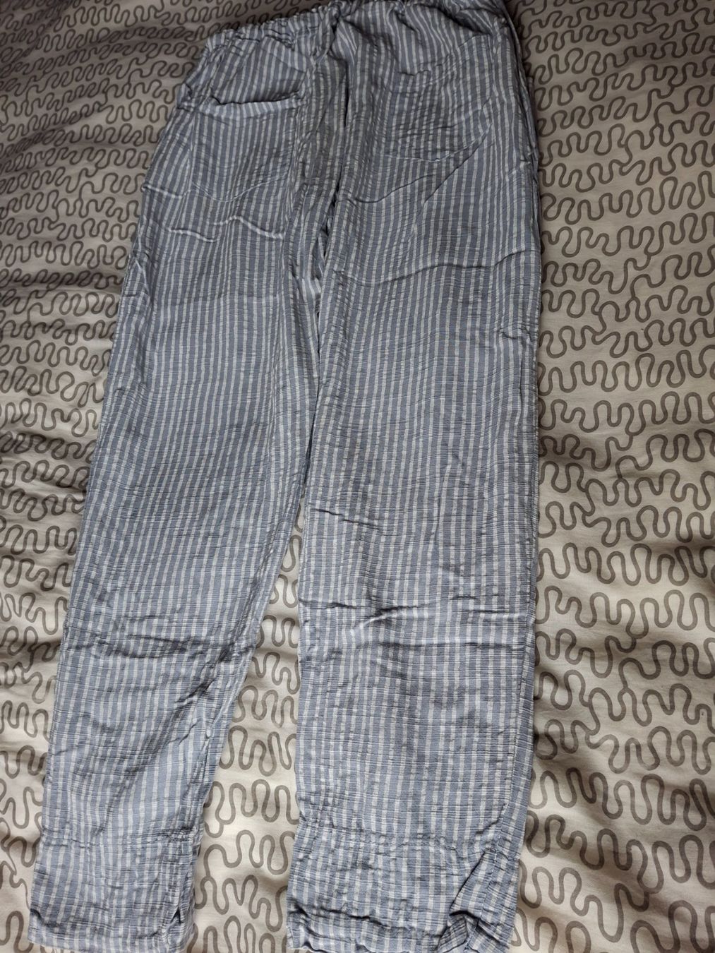 Hosen: Pantalon taille élastique S-M 80% coton- 20% lin – Gebraucht aus Villiers von san_jn5w 6