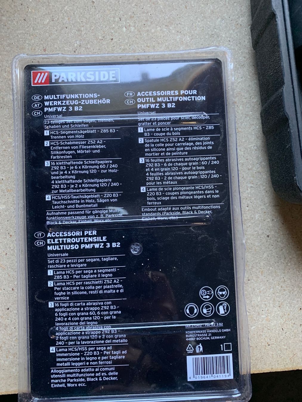 Parkside Tutti gli attrezzi: Multifunktionswerkzeug / Oszillierer / Parkside – Usato da Domat Ems venduto da  4