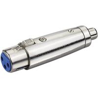 Paccs Audio Adapter [1x XLR-Buchse - 1x Cinch-Buchse] Silber