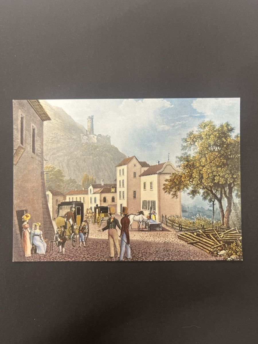 Cartes postales: Ansichtskarte PTT-Museum Martigny Poststation – D'occasion à Muttenz par Totkel