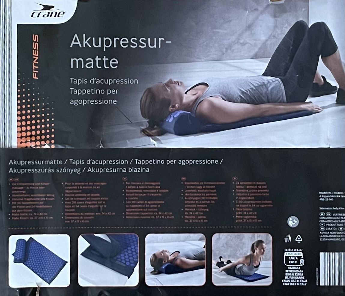 Tappetini fitness: Akupressurmatte / Massagematte – Nuovo e nell'imballaggio originale da Root venduto da erika78