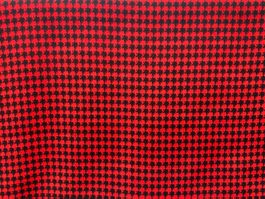 Tissu viscose imprimé pied-de-poule