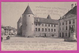 Yverdon  -  alte Ansichtskarte von 1906
