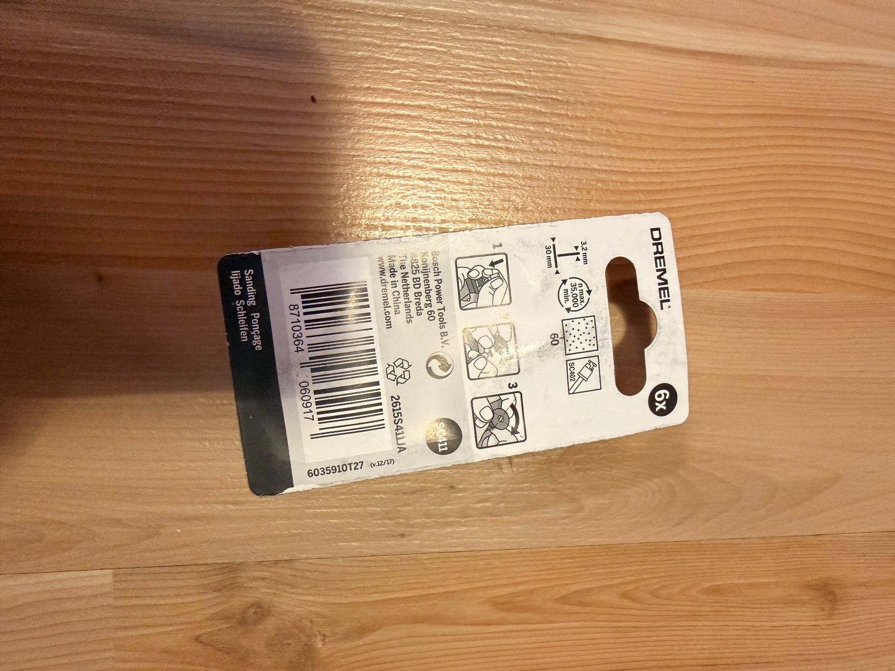 Dremel Tutti gli attrezzi: Dremel SC411 EZ SpeedClic Schleifscheibe 6er – Usato da Amriswil venduto da Trivet 1