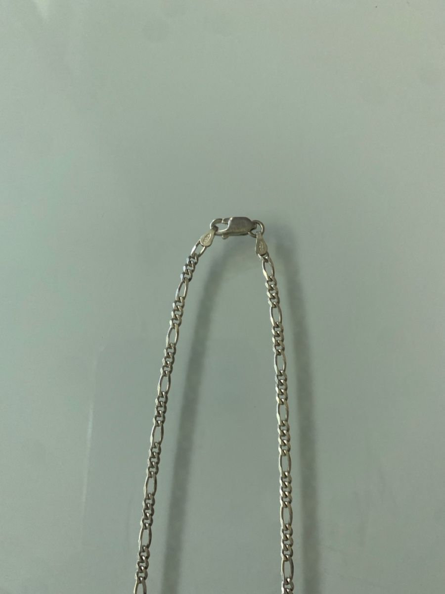Catenine: Chaîne Figaro en argent sterling, élégante et fine – Nuovo (secondo la descrizione) da Geneve venduto da pat_p76n 1