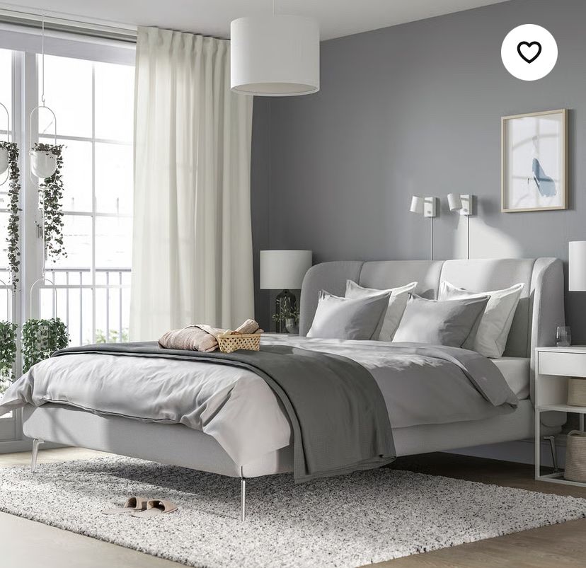 Ikea Letti: Queen Size Bed Frame - Excellent Condition - Grey Ash – Nuovo (secondo la descrizione) da Küsnacht ZH venduto da marisac