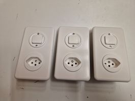 3x Feller Standard 2er ( gross kombi )