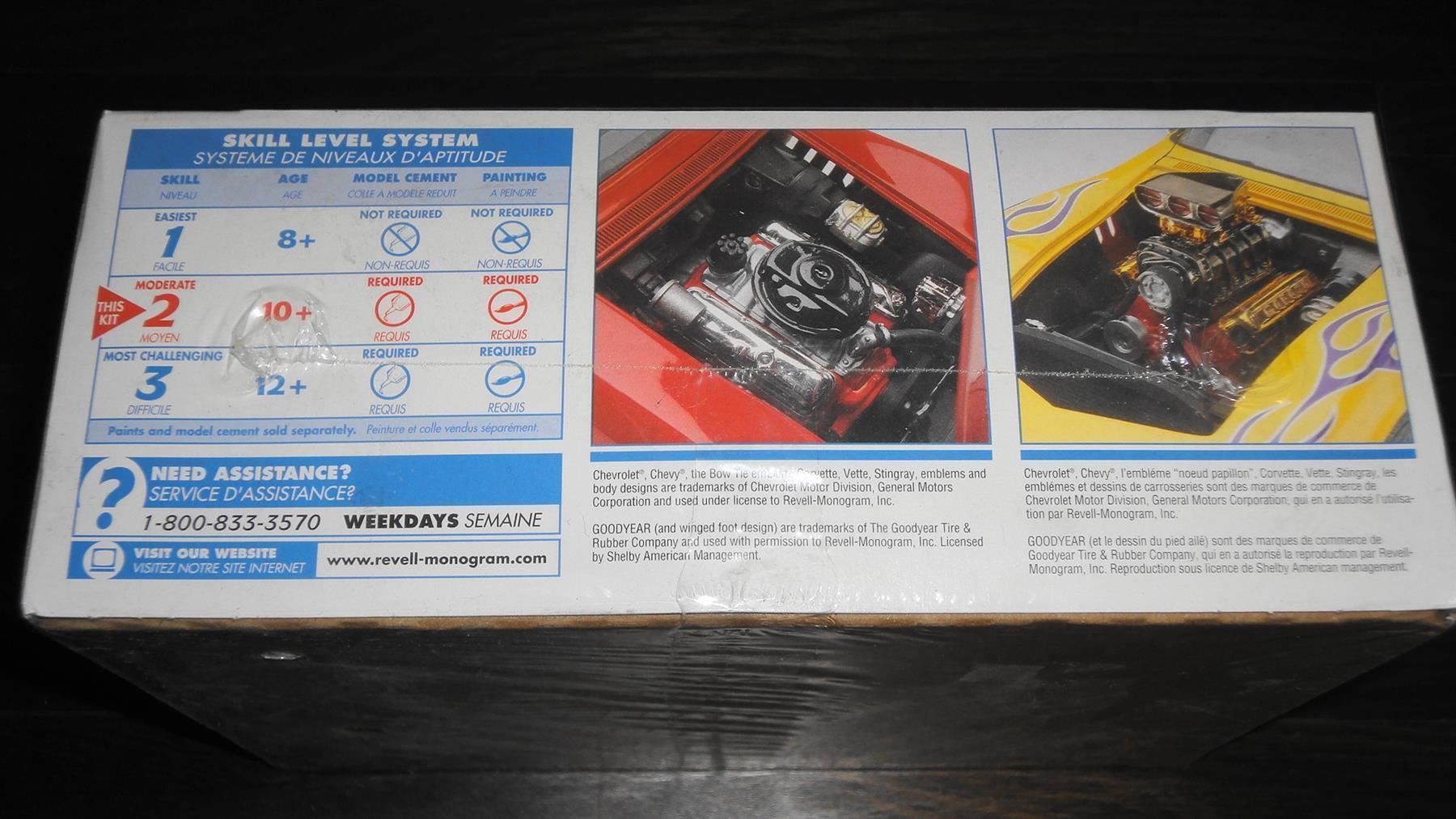 Revell Modellbausätze & Standmodelle: REVELL '68 CORVETTE ROADSTER 1:25 – Neu und originalverpackt aus Frümsen von Malibu69 2