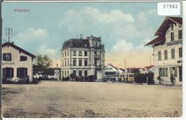 Wetzikon - Hotel Schweizerhof - Tramstation - coloriert