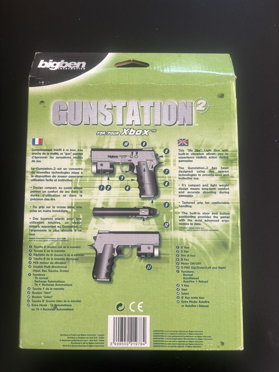 Controller: BigBen Gunstation 2 Lightgun Controller for Xbox in OVP – Nuovo (secondo la descrizione) da Volketswil venduto da 1970rog 1