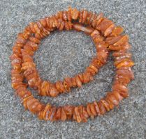 ♥ KETTE / Baltischer Bernstein / roh - gesund / BUDGET ♥