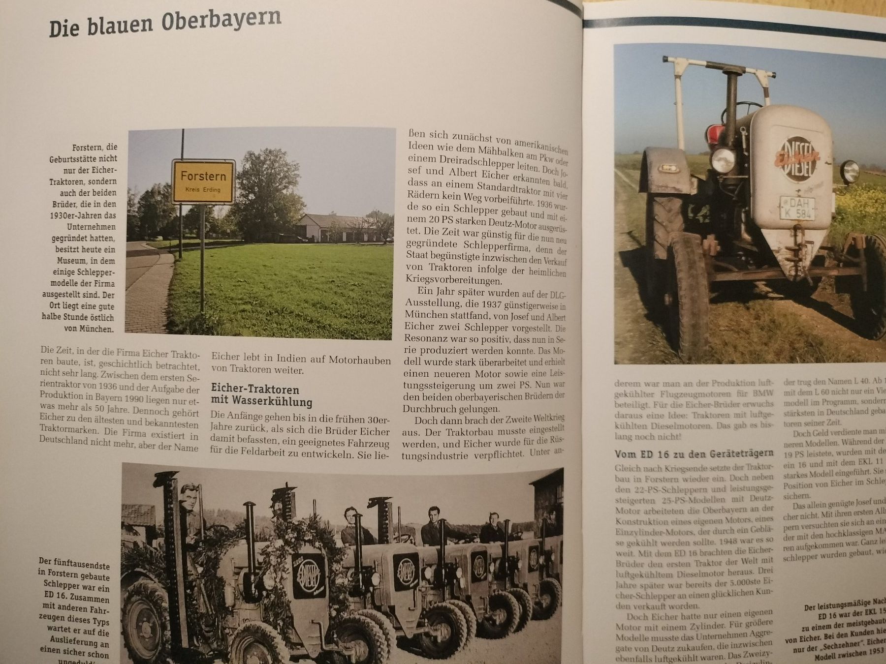 Libri: Traktoren Buch , Eicher – Usato da Schwanden Sigrisw venduto da cadieux71 4
