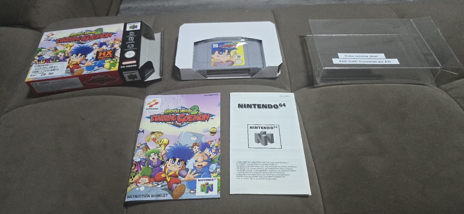 Nintendo Jeux: Mystical Ninja 2 Starring Goémon N64 – Neuf (Voir description) à Le Noirmont par desoto55