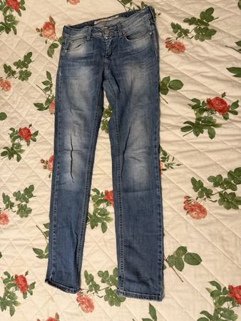 Damen Jeans Fly Girl blau Grösse 27 made in Italy