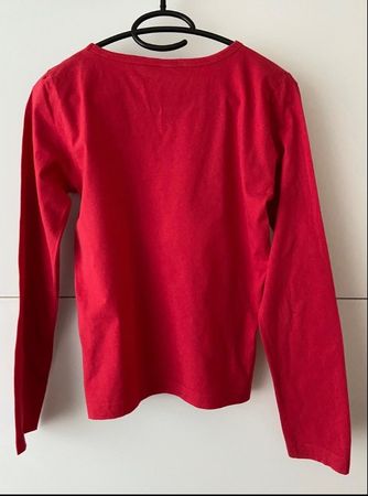 Langarm-Shirt, rot, Gr. S