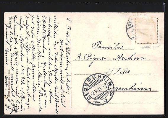 Cartoline postali: St. Gallen, Teilansicht mit Strassenpart – Usato da Berlin venduto da bartko-reher 1