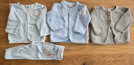Steiff und Avelia, Baby Kleider Set 4-Teilig, Grösse 68