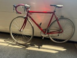 Rennrad rot Aluminiumrahmen Rahmenhöhe 56cm