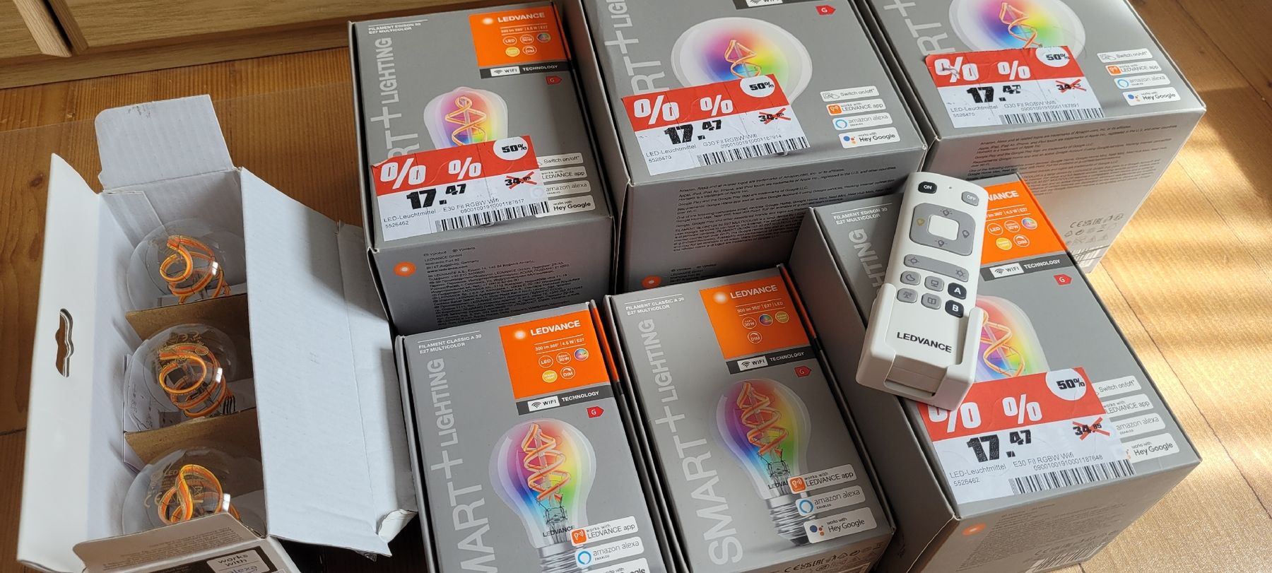 Lampen: LEDVANCE SMART+ LIGHTING Filament LED E27 neu – Neu (gemäss Beschreibung) aus Mastrils von csbeko