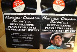 Doppel-Vinyl-LP Dizzy Gillespie  MUSICIAN COMPOSER RACONTEUR