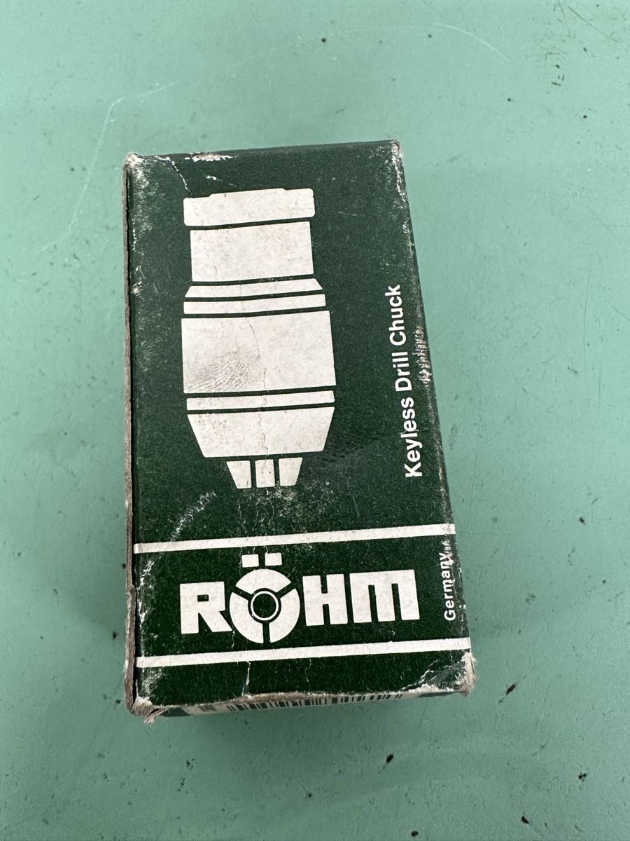 Tutti gli attrezzi: Schnellspannbohrfutter Röhm Keyless Drill Chuck 0-6.5mm New – Nuovo (secondo la descrizione) da Aarberg venduto da SNMachines