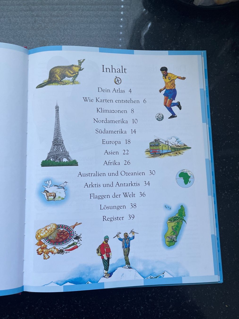 Libri: Kinderatlas Die Welt – Usato da Samstagern venduto da Katinka8 2