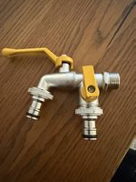 Kugelauslaufhahnen Duo 1/2" neu 