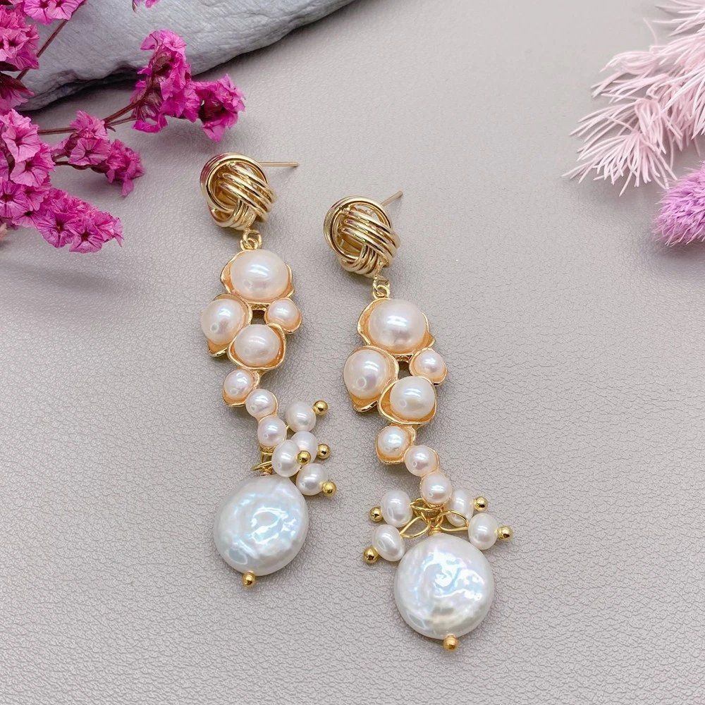 Orecchini pendenti & Orecchini a lobo: Lua Blume Perle Ohrhänger Perlen Boucles Fleur Chandelier – Nuovo (secondo la descrizione) da Prilly venduto da ilyria73 4