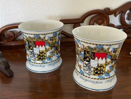 Bayern Porzellan, Bayrisch Kaffee Häferl Tasse 2er Set