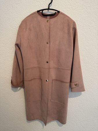 ZARA leichter Mantel Jacke rosa Gr. S